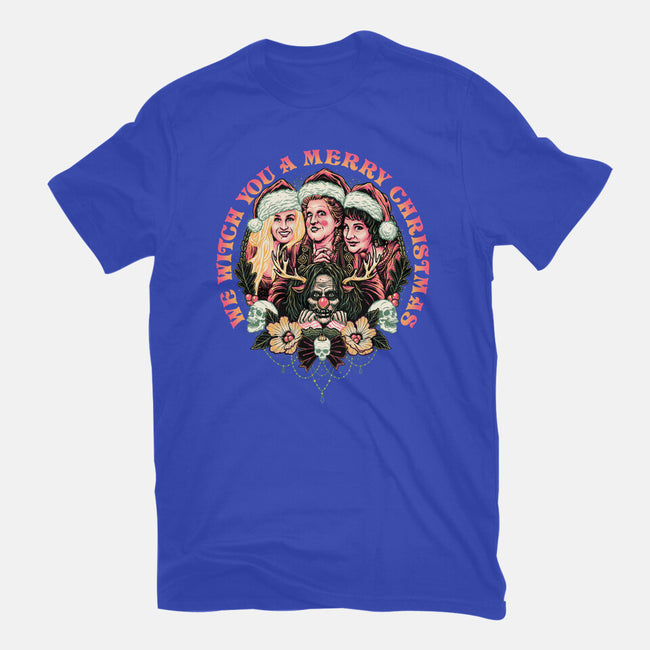 Christmas Witches-womens basic tee-momma_gorilla