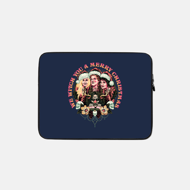 Christmas Witches-none zippered laptop sleeve-momma_gorilla