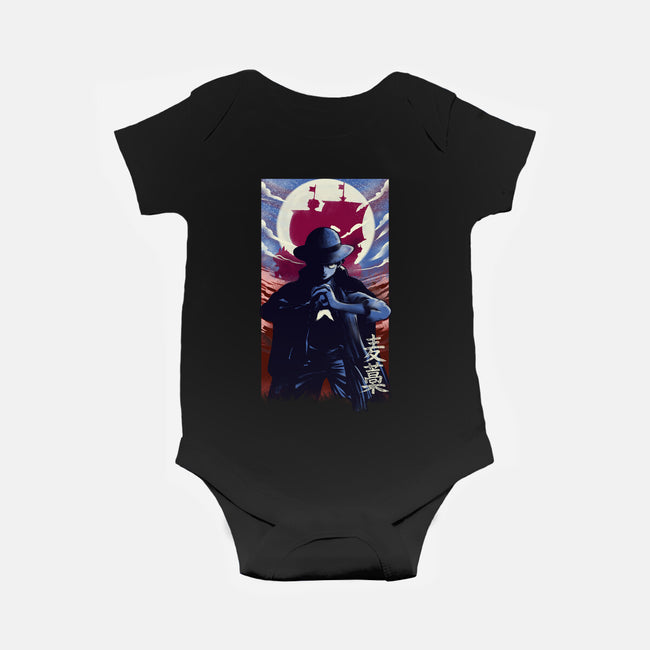 Mugiwara No Luffy-baby basic onesie-fanfabio