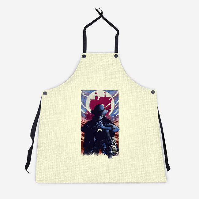 Mugiwara No Luffy-unisex kitchen apron-fanfabio