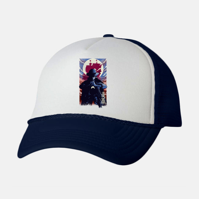 Mugiwara No Luffy-unisex trucker hat-fanfabio