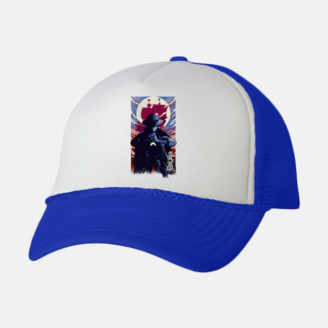 Mugiwara No Luffy-unisex trucker hat-fanfabio