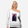 Mugiwara No Luffy-womens off shoulder sweatshirt-fanfabio