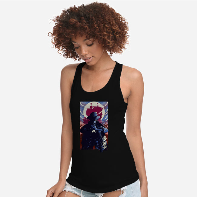 Mugiwara No Luffy-womens racerback tank-fanfabio