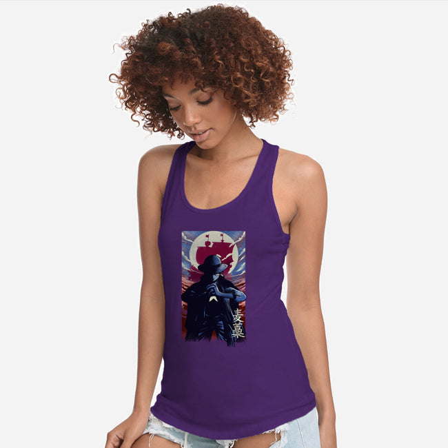 Mugiwara No Luffy-womens racerback tank-fanfabio