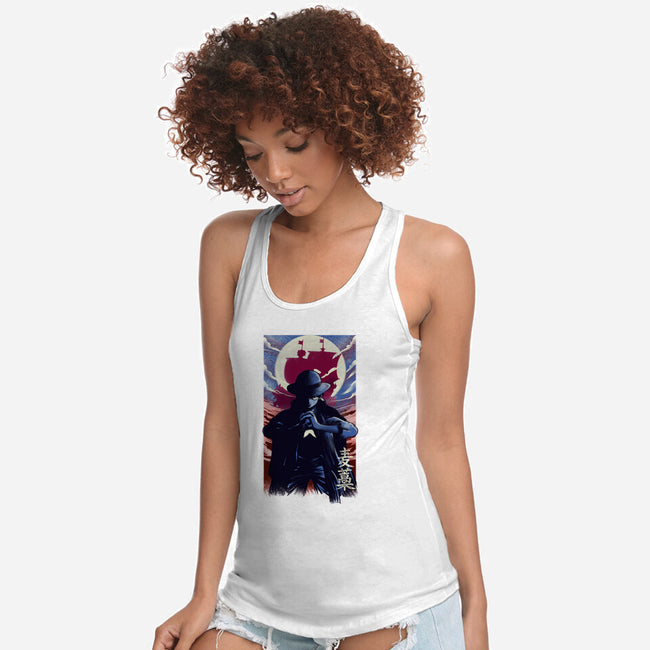 Mugiwara No Luffy-womens racerback tank-fanfabio
