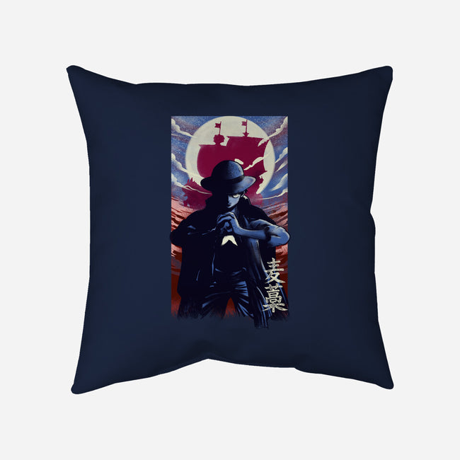 Mugiwara No Luffy-none removable cover w insert throw pillow-fanfabio