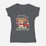 Fully Equipped For This-womens v-neck tee-TechraNova
