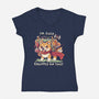Fully Equipped For This-womens v-neck tee-TechraNova