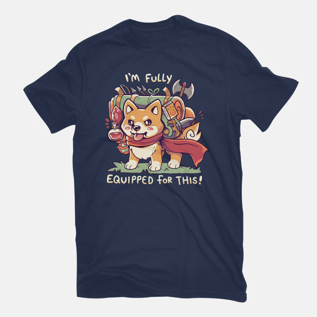 Fully Equipped For This-womens basic tee-TechraNova