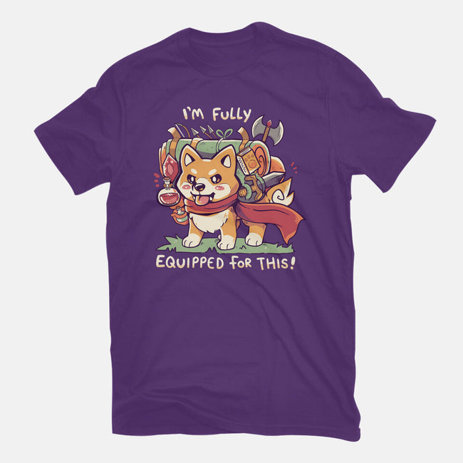 Fully Equipped For This-womens fitted tee-TechraNova