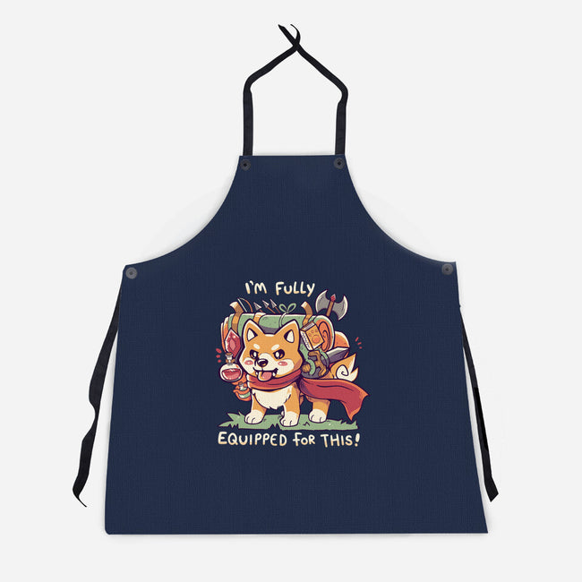 Fully Equipped For This-unisex kitchen apron-TechraNova