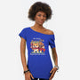 Fully Equipped For This-womens off shoulder tee-TechraNova