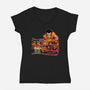Welcome To The Party-womens v-neck tee-goodidearyan