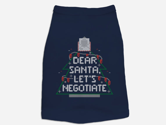 Dear Santa Let's Negotiate