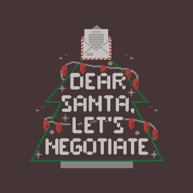Dear Santa Let's Negotiate-cat bandana pet collar-eduely