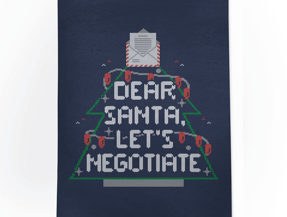 Dear Santa Let's Negotiate