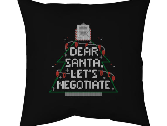 Dear Santa Let's Negotiate