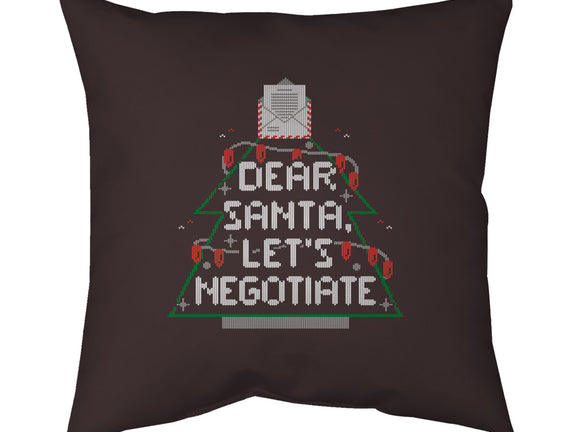 Dear Santa Let's Negotiate