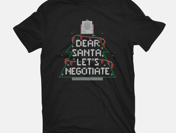 Dear Santa Let's Negotiate