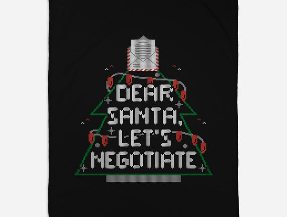 Dear Santa Let's Negotiate