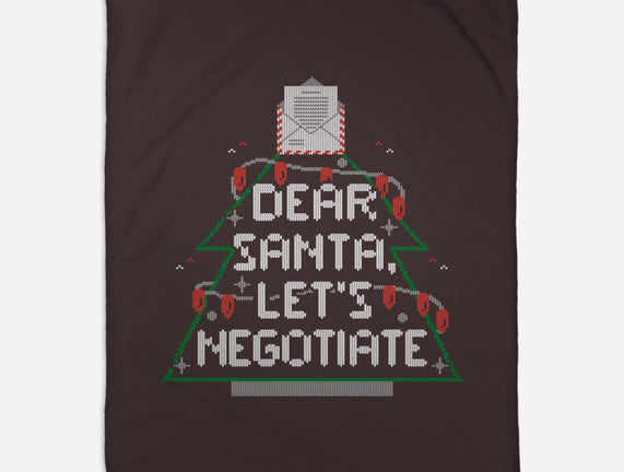 Dear Santa Let's Negotiate