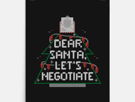 Dear Santa Let's Negotiate