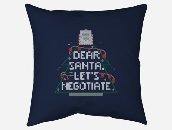 Dear Santa Let's Negotiate