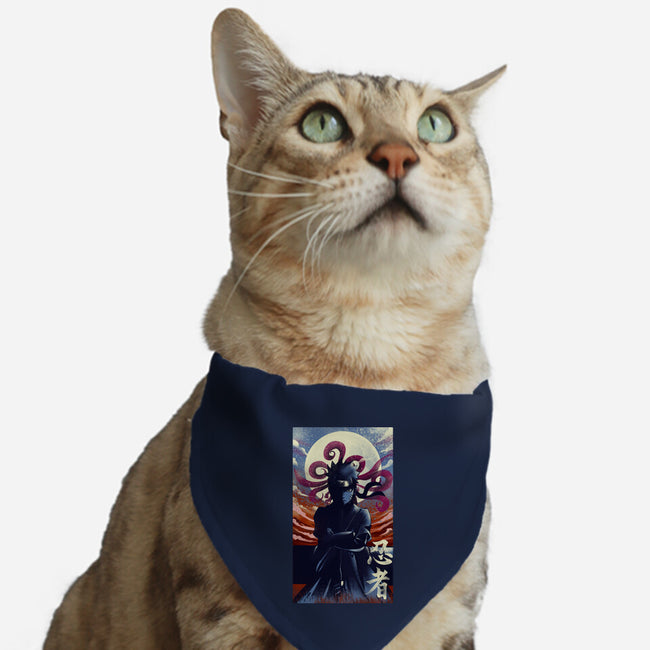 Uzumaki-cat adjustable pet collar-fanfabio