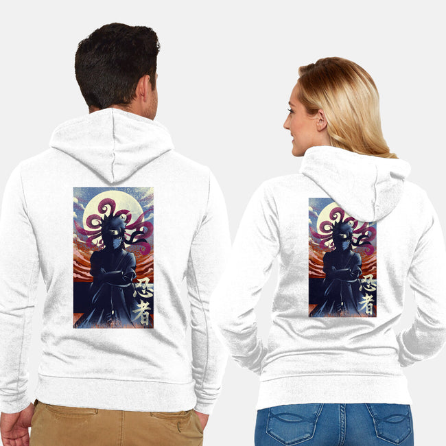 Uzumaki-unisex zip-up sweatshirt-fanfabio