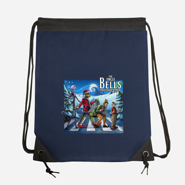 The Jingle Bells-none drawstring bag-daobiwan