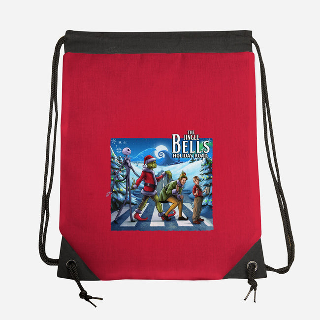 The Jingle Bells-none drawstring bag-daobiwan