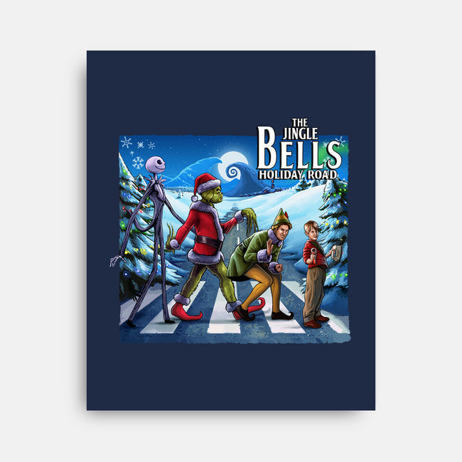 The Jingle Bells-none stretched canvas-daobiwan
