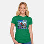 The Jingle Bells-womens fitted tee-daobiwan