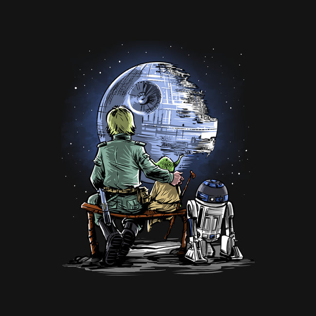 Master And Apprentice Gazing-womens fitted tee-zascanauta
