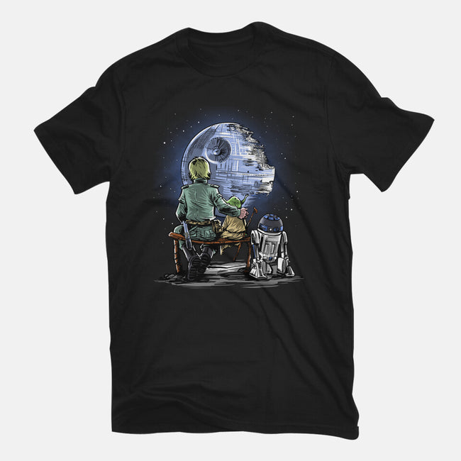 Master And Apprentice Gazing-mens premium tee-zascanauta