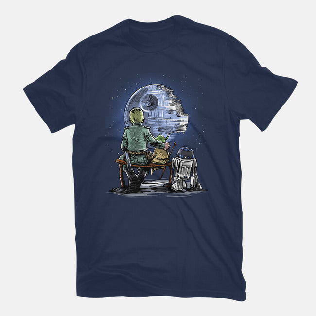 Master And Apprentice Gazing-womens fitted tee-zascanauta