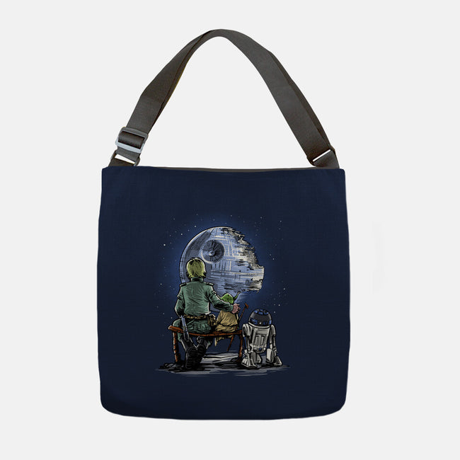 Master And Apprentice Gazing-none adjustable tote bag-zascanauta