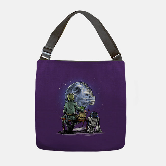 Master And Apprentice Gazing-none adjustable tote bag-zascanauta