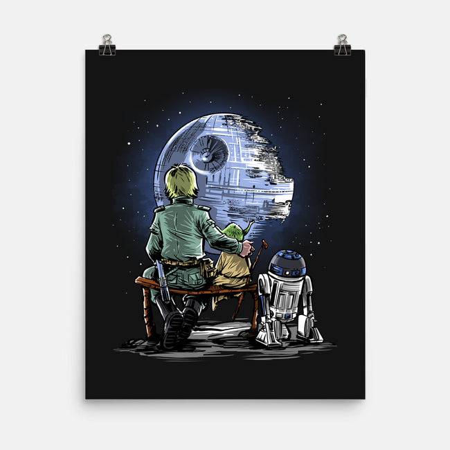 Master And Apprentice Gazing-none matte poster-zascanauta