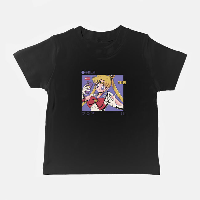 Selfie Sailor-baby basic tee-Nihon Bunka
