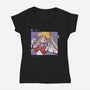 Selfie Sailor-womens v-neck tee-Nihon Bunka