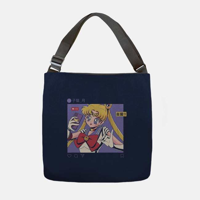 Selfie Sailor-none adjustable tote bag-Nihon Bunka