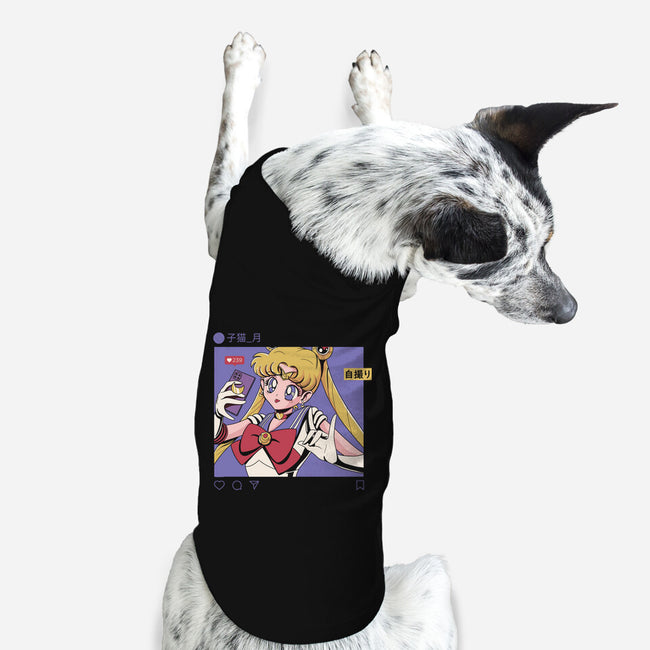 Selfie Sailor-dog basic pet tank-Nihon Bunka