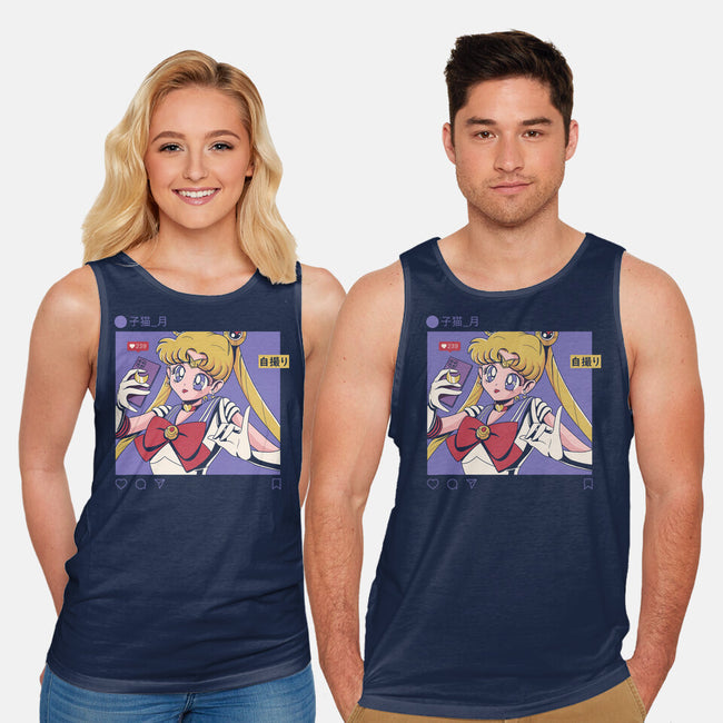 Selfie Sailor-unisex basic tank-Nihon Bunka