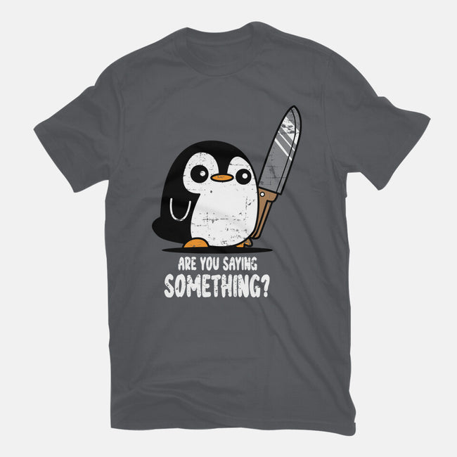 Are You Saying Something-womens fitted tee-turborat14