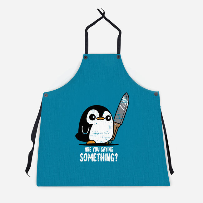 Are You Saying Something-unisex kitchen apron-turborat14
