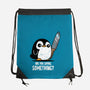 Are You Saying Something-none drawstring bag-turborat14