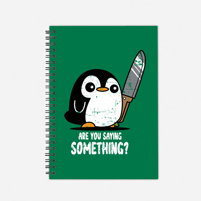 Are You Saying Something-none dot grid notebook-turborat14