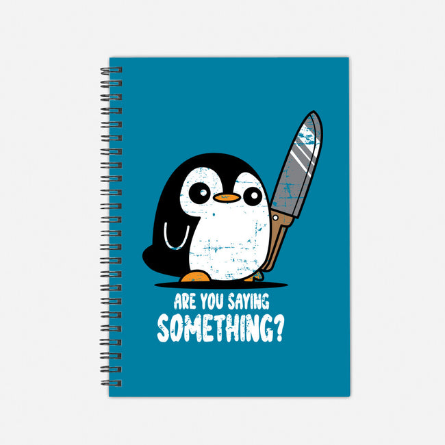 Are You Saying Something-none dot grid notebook-turborat14